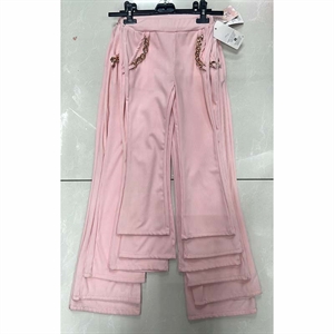 Spodnie dziewczęce prążek  6-16 lat