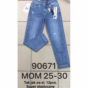 Jeansy mom fit  25-30(XS-XL)