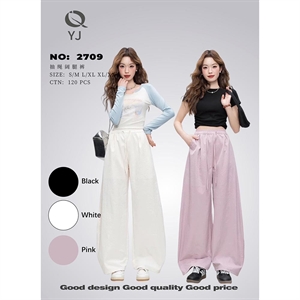 Spodnie szerokie nogawki damskie  S/M-XL/2XL