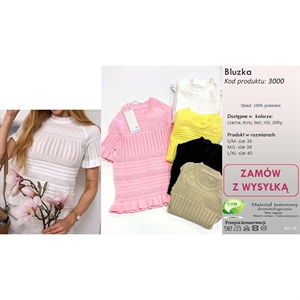 Bluzka damska produkt Polski  S/M-L/XL(36-40)