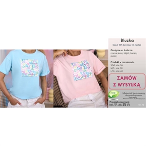 Bluzka damska produkt Polski  S/M-L/XL(36-40)