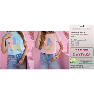 Bluzka damska produkt Polski  S/M-L/XL(36-40)