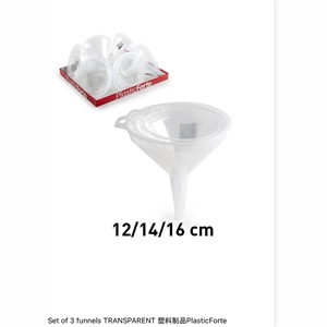 Zestaw 3 zabawnych przezroczystych