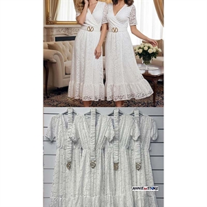 Sukienka damska z paskiem produkt Włoski