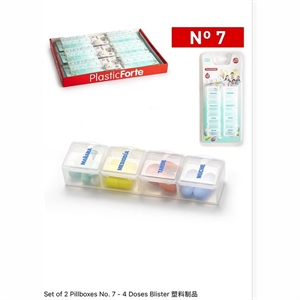 Zestaw 2 pudełek na pigułki