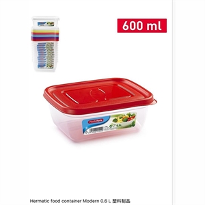 Pojemnik na żywność kwadratowy podstawowy 600ml