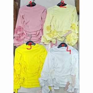 Bluzka dziewczęca prążek  4-14 lat