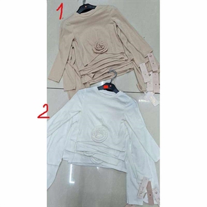 Bluzka dziewczęca prążek  4-14 lat