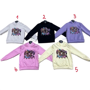 Bluza dziewczęca z kapturem (6-16) - Produkt Włoski