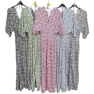 Kombinezon damski z krótkim rękawem  M-2XL