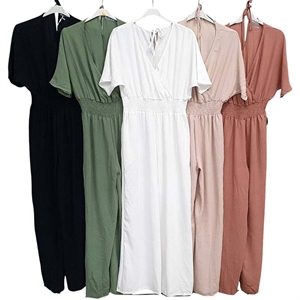 Kombinezon damski z krótkim rękawem  M-2XL