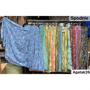Spodnie szerokie nogawki damskie