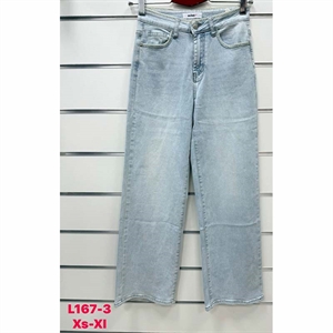 Jeansy szerokie nogawki  XS-XL