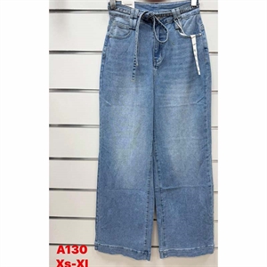 Jeansy szerokie nogawki  XS-XL