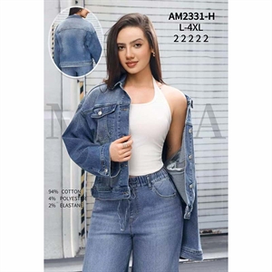 Kurtka jeansowa damska M'sara  L-4XL
