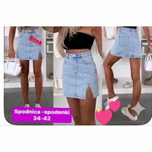 Spódnica/spodenki jeansowe damskie 34-42