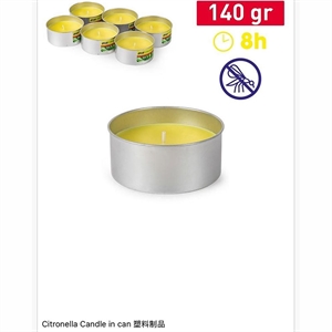 Świeca cytronelowa w puszce