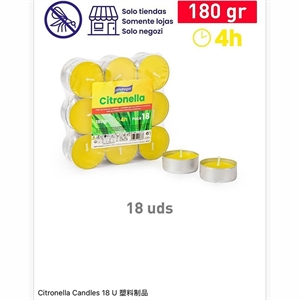 Świeca cytronelowa
