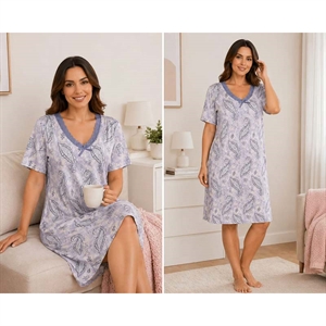 Koszula nocna wiskoza damska produkt Turecki  2XL-4XL