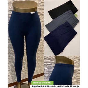 Legginsy cienki bambusowe damskie Big Size  8XL-11XL