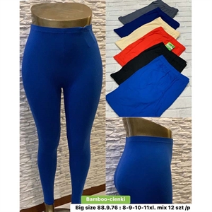 Legginsy cienki bambusowe damskie Big Size  8XL-11XL