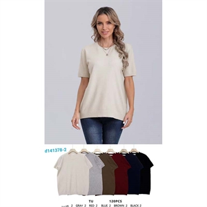 Sweter damski okrągły