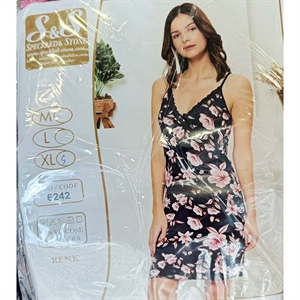 Koszula nocna damska bez rękawów  M-XL