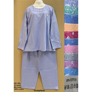 Piżama damska ocieplana (4XL-9XL)