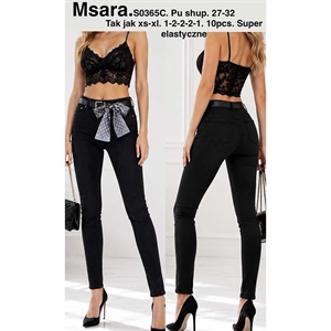 Jeansy damskie Msara  27-32(XS-XL)