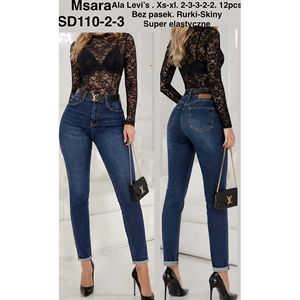 Jeansy damskie Msara  XS-XL