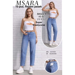 Jeansy damskie Msara  XS-XL