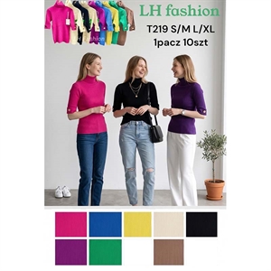 Sweter damski z krótkim rękawem  S/M-L/XL