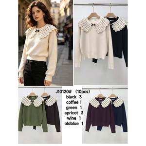 Sweter damski okrągły