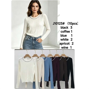 Sweter damski okrągły