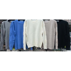 Sweter damski okrągły