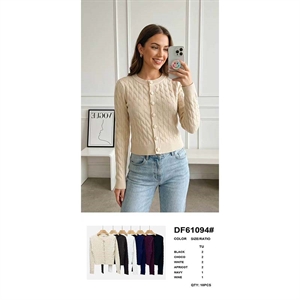 Sweter damski zapinany na guziki