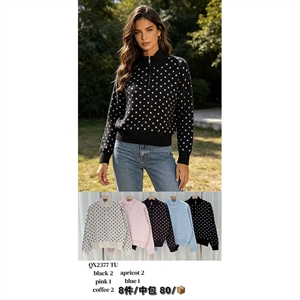 Sweter damski z golfem