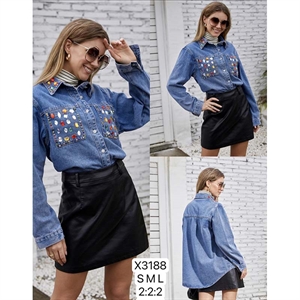 Kurtka jeansowa damska  S-L