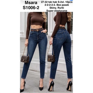Jeansy damskie Msara  27-32