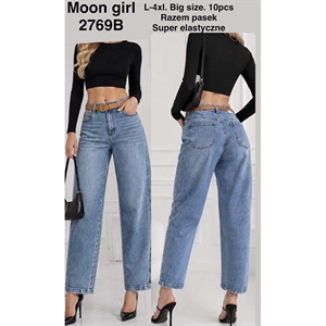 Jeansy damskie Big Size  L-4XL