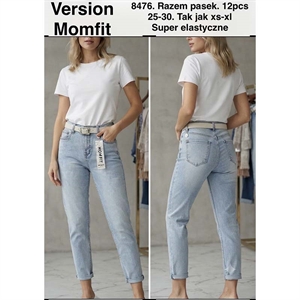 Jeansy mom fit  25-30(XS-XL)