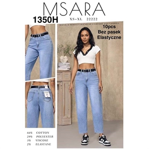 Jeansy damskie Msara  XS-XL
