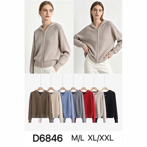 Sweter damski rozpinany na zamek  M-2XL