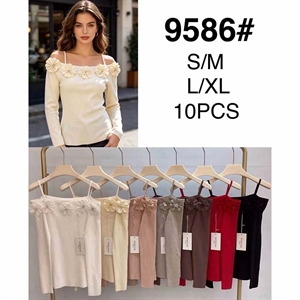 Sweter damski okrągły  S/M-L/XL