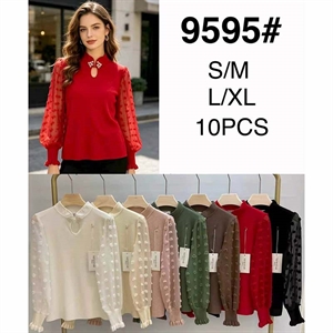 Sweter damski z golfem  S/M-L/XL