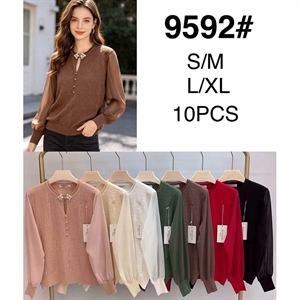 Sweter damski okrągły  S/M-L/XL