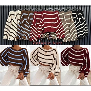 Sweter damski okrągły