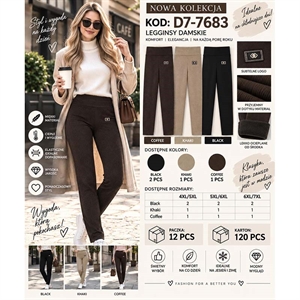 Legginsy długie damskie Big Size  4XL/5XL-6XL/7XL