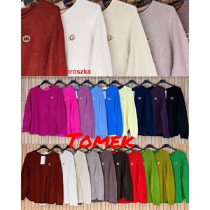 Sweter damski okrągły