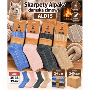 Skarpetki z alpaki damskie 35-42